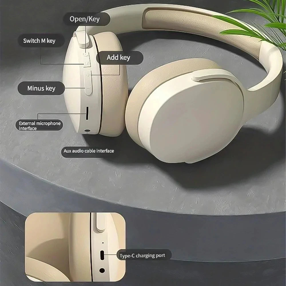 Vezeték nélküli Bluetooth zajszűrős fejhallgató